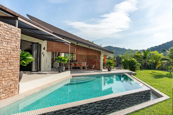 langkawi private pool and rice paddies view 139244 1